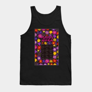 Calendar 2022 daisy chain entwined wildflowers Tank Top